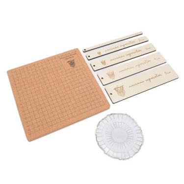 Imagem de Acouto Placa de Macames de Dupla Face Com 30 T Pinos e 5 Governantes - Ferramenta de Criação de Cortiça Leve para Projetos de Fabricação de Jóias e Traidores