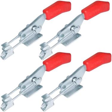 Imagem de Kit 4 Grampos Tensor de Aperto Rápido p/Cadeado Zincado GA200DC E110 – Resistência e Praticidade