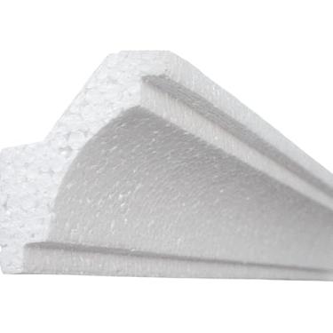 Imagem de Kit Moldura Isopor Sanca Para Led Rodateto de 2 á 50 Metros Spot Teto Forro 7cm (20 Metros)