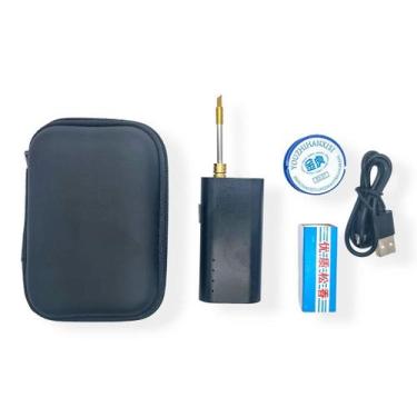 Imagem de Ferro de Solda Portátil Recarregável USB 15W 5V para Soldagem Eletrôni