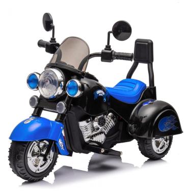 Imagem de Moto Elétrica Infantil a Bateria 6V com Sons e Luzes, Idade Rec 3 a 5 Anos, Kidsera, Azul