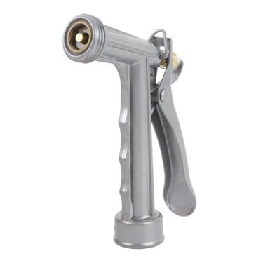 Imagem de TOPINCN Pulverizador de Bico de Mangueira de Jardim Pulverizador Resistente de Liga de Zinco Com 8 Padrões de Spray Ajustáveis ​​para Regar Plantas, Lavar Carros, Tomar Banho, Animais de (Plugue UE)