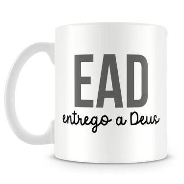 Imagem de Caneca Personalizada EAD - Porcelana Branca com Estampa Divertida - Am