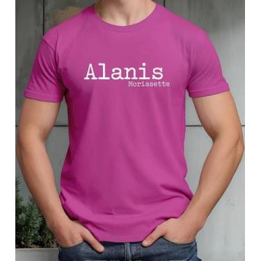 Imagem de Camiseta Camisa Adulto Feminina Masculina Algodão Alanis Morisset te C