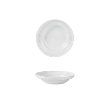 Imagem de Prato roscado branco com cor sob o esmalte, utensílios de mesa de cerâmica domésticos personalizados -10 cm placa de sabor *1