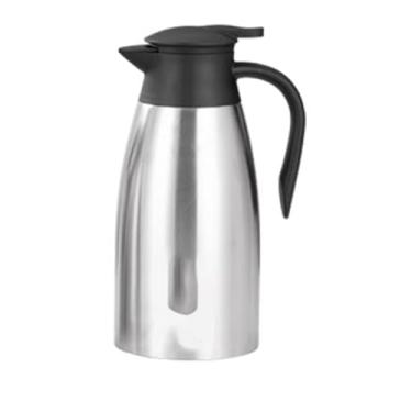 Imagem de Garrafa térmica de café de 1,5 l para manter o calor, garrafa térmica a vácuo de aço inoxidável, chaleira de chá isolada para café, chá, casa, escritório, hotel, restaurante