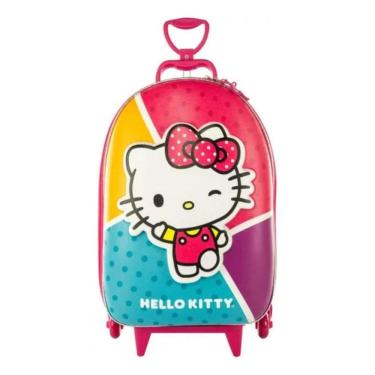 Imagem de Mochila De Rodinhas 3D Hello Kitty Diplomata