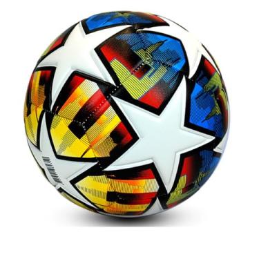 Imagem de Bola de futebol, atividades esportivas ao ar livre e interna, escola, antiexplosão, design clássico, treinamento, prática, futebol-Ero-01 azul amarelo