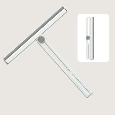 Imagem de Rodo dobrável doméstico para limpar vidro e remover manchas de água Rotação de 180° para limpeza abrangente.