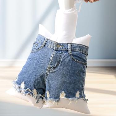 Imagem de Saco de roupa reutilizável para roupas delicadas, proteção e prevenção de rugas para uso na secadora (roupa íntima branca)