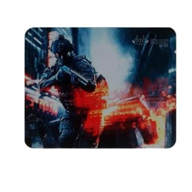 Imagem de Mouse Pad Gamer, Design Futurista com Arte de Batalha, 3 Estampas, Acabamento Premium (01)