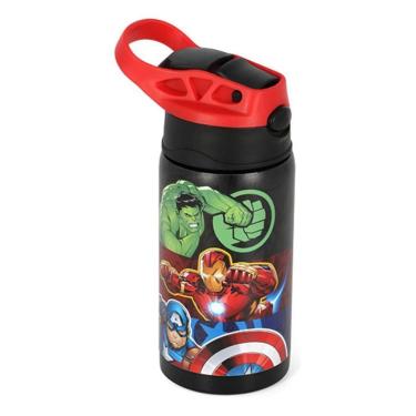 Imagem de Garrafa Meninos Avengers Marvel Vingadores Aço Inox 500Ml
