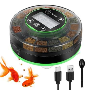 Imagem de Alimentador automático de peixes Petbank FF03 para aquário com tempori