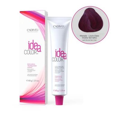 Imagem de Cadiveu Idea Color 8.26 Marsala Louro Claro Violeta Vermelhado 60g, UN