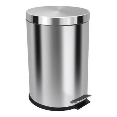 Imagem de Lixeira Em Aço Inox 30 Litros Com Pedal E Cesto Removível