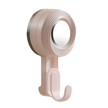 Imagem de Gancho giratório com ventosa montado na parede ganchos de sucção reutilizáveis cabide de chuveiro (rosa)