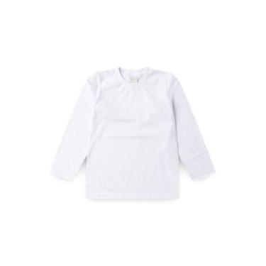 Imagem de Camiseta Inverno Menino Branco Manga Longa em Meia Malha - Molekada, 2