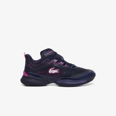 Imagem de Tênis Lacoste Feminino AG-LT23 Ultra para quadra de saibro, 35, Roxo, 