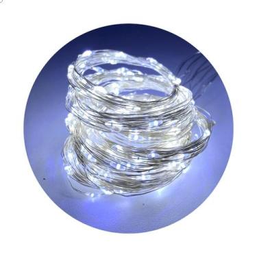 Imagem de Fio Fada Cortina 400 Led Pisca Decoração Enfeite Luz 3x3,8m - TOP NATA