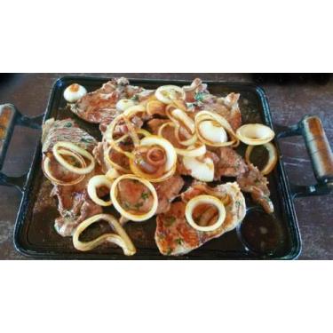 Imagem de Chapa Grill a Álcool Fogareiro Queimador Churrasqueira Rechaud - Grupo