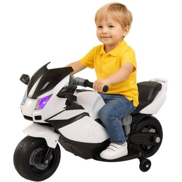 Imagem de Mini Motinha Elétrica Infantil Importway Branca 6V