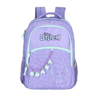 Imagem de Mochila Stitch Costas Meninas Passeio Escolar Kids Disney - Stitch - L
