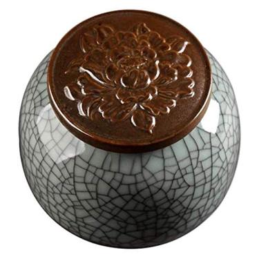 Imagem de Urnas decorativas urnas funerárias urnas de cremação adultos crianças urnas para animais de estimação seladas contra umidade Celadon Forever Love and Accompany (Cor: #5) (#2)