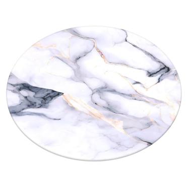 Imagem de ZJRDYYK Toalha de mesa redonda de 101,6 cm com elástico, resistente a manchas, pequena toalha de mesa redonda para mesas de jantar de cozinha, festa e uso casual (cinza)