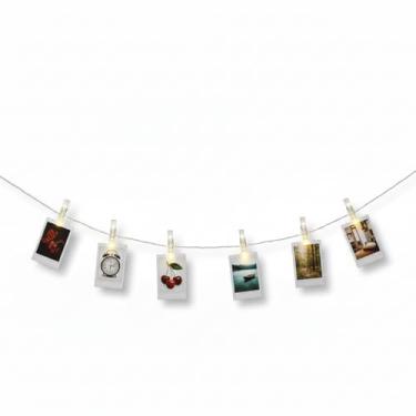 Imagem de Varal Decorativo de Fotos Iluminado LED e Clips