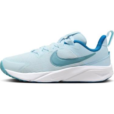Imagem de Nike Tênis infantil unissex Star Runner 4 Nn (Gs), Azul gelo/jeans azul-turco, 16