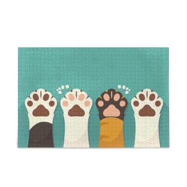 Imagem de ATTX 1000 peças de quebra-cabeças fofos de patas de gato para adultos e família #300