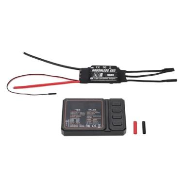 Imagem de Fafeicy Controlador de Velocidade Eletrônico Sem Escova 80A Com Cartão de Programação para Motor de Helicóptero RC ESC de Alta Potência Com Vários Protetores de Segurança