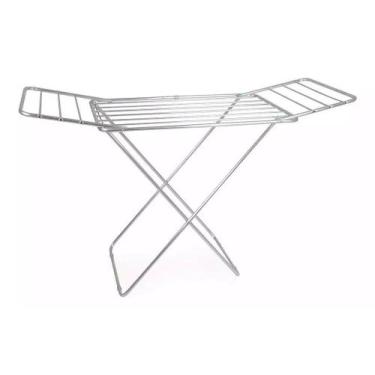 Imagem de VARAL DE CHÃO MOR ALUMÍNIO COM ABAS 155X50 6032 - Ideal para Secagem d