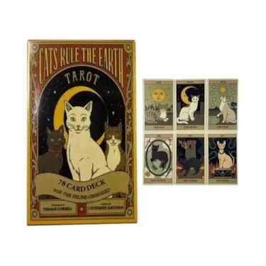 Imagem de Cartas De Tarô Cats Rule Earth 78 Cartas De Oráculo Em Inglês Para Vis
