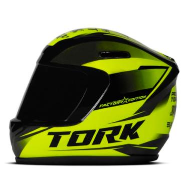 Imagem de MINI COFRE PRO TORK CAPACETE 788 FACTORY EDITION AMARELO