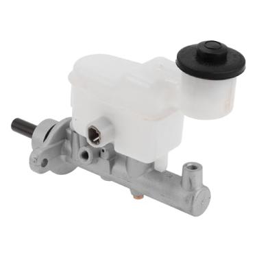 Imagem de Hihaha Cilindro mestre de freio nº 47201-0K040 com reservatório para Toyota Hilux 2006-2016 Cilindro mestre hidráulico liga de alumínio 1 peça prateado branco