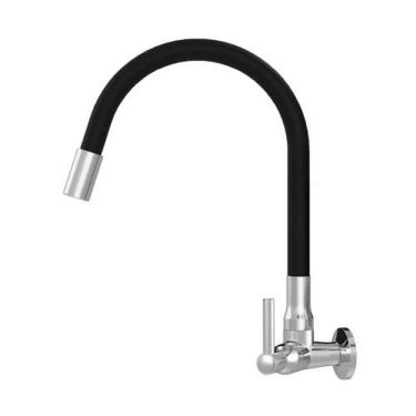 Imagem de Torneira Cozinha/parede Color Flex Preta C70 1/4 Volta 1167 Real Metais