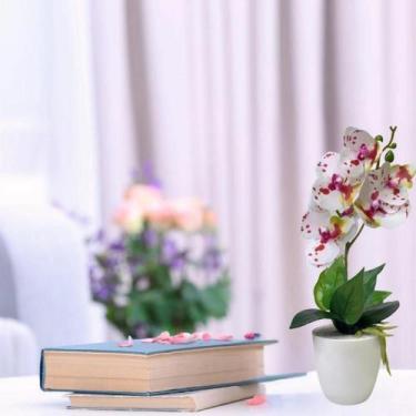 Imagem de Mini Vaso de Orquídeas Decorativas para Decoração de Casa e Eventos - 