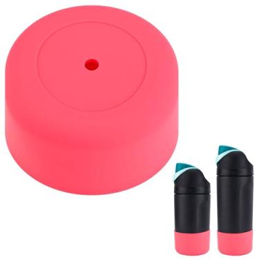 Imagem de 2 peças de bota de silicone para garrafa de água Owala 473 g/396 g, capa de bota antiderrapante para garrafa de água antiamassados, protetor inferior compatível com acessórios de garrafa de aço