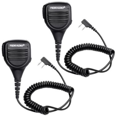 Imagem de TIDRADIO Microfone de alto-falante pesado HM060 compatível com rádios com porta Kenwood, microfone walkie talkie para rádios TD-H3 Plus, TD-H8, BAOFENG UV-5R Mini, 5RM, 5RH Pro, UV-32, DM-32, F8HP PRO
