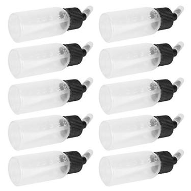Imagem de GLOGLOW 10 Garrafas de Aerógrafo de 30ml, Recipiente Transparente de Pigmento Com Tampa de Ventilação, para Pistolas de Pulverização de Sifão de Dupla Ação