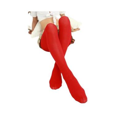 Imagem de Meias-calças De Veludo Multicoloridas Para Mulheres 120D Em Cores Cand