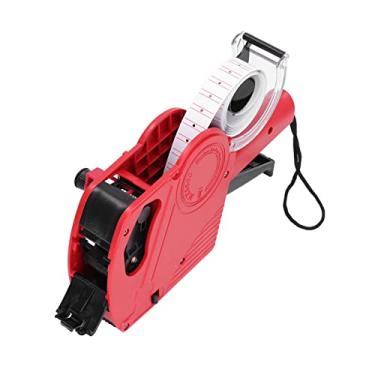Imagem de Cosiki Máquina Portátil de Etiquetagem de Pistola de Etiqueta de Preço de 8 Dígitos para Ferramenta de Marcação de Preço de Loja de Roupas (Vermelho)