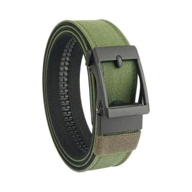 Imagem de Cinto Tático Masculino De Nylon Dupla Camada Reforçado Com Fivela Auto