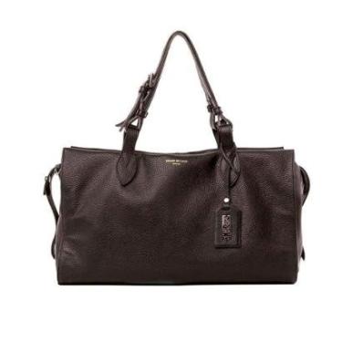 Imagem de BOLSA FEMININA EM COURO ALÇA DE MÃO PRETA "MARCELLY DIAZ"-Feminino