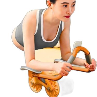 Imagem de Roda Abdominal Rolo Fitness Para Exercícios Timer Freio