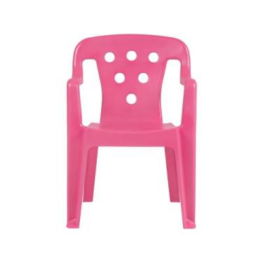 Imagem de Cadeira de Plástico Infantil Mor, Rosa