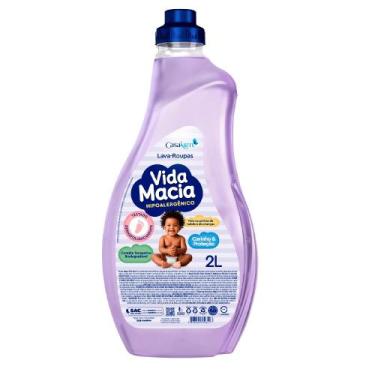 Imagem de Lava Roupas Vida Macia Glicerina E Amêndoas 2l