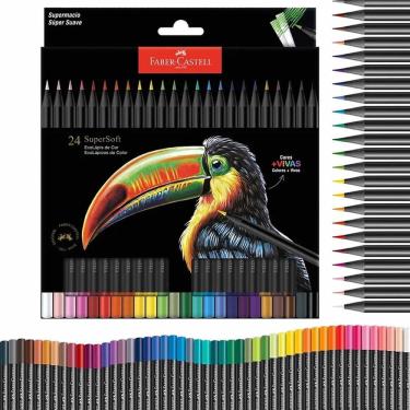Imagem de Lapis De Cor 24 Cores Super Soft Nova Edicao Faber Castell