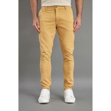 Imagem de Calça Sarja Sport Fino Masculina Casual Color Dialogo-Masculino